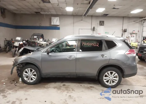 2015 Nissan Rogue Sv из США, поврежденный, VIN KNMAT2MV6FP533452